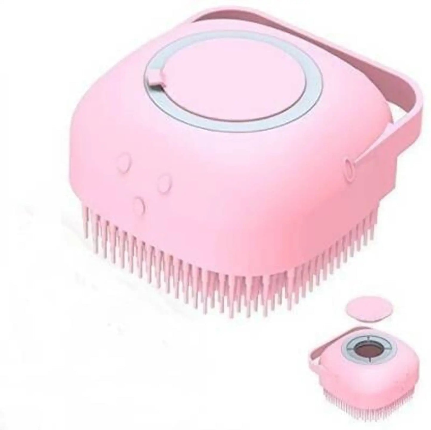 Silicone Bath Loofah With Tank – Soft Exfoliation & Deep Cleansing 