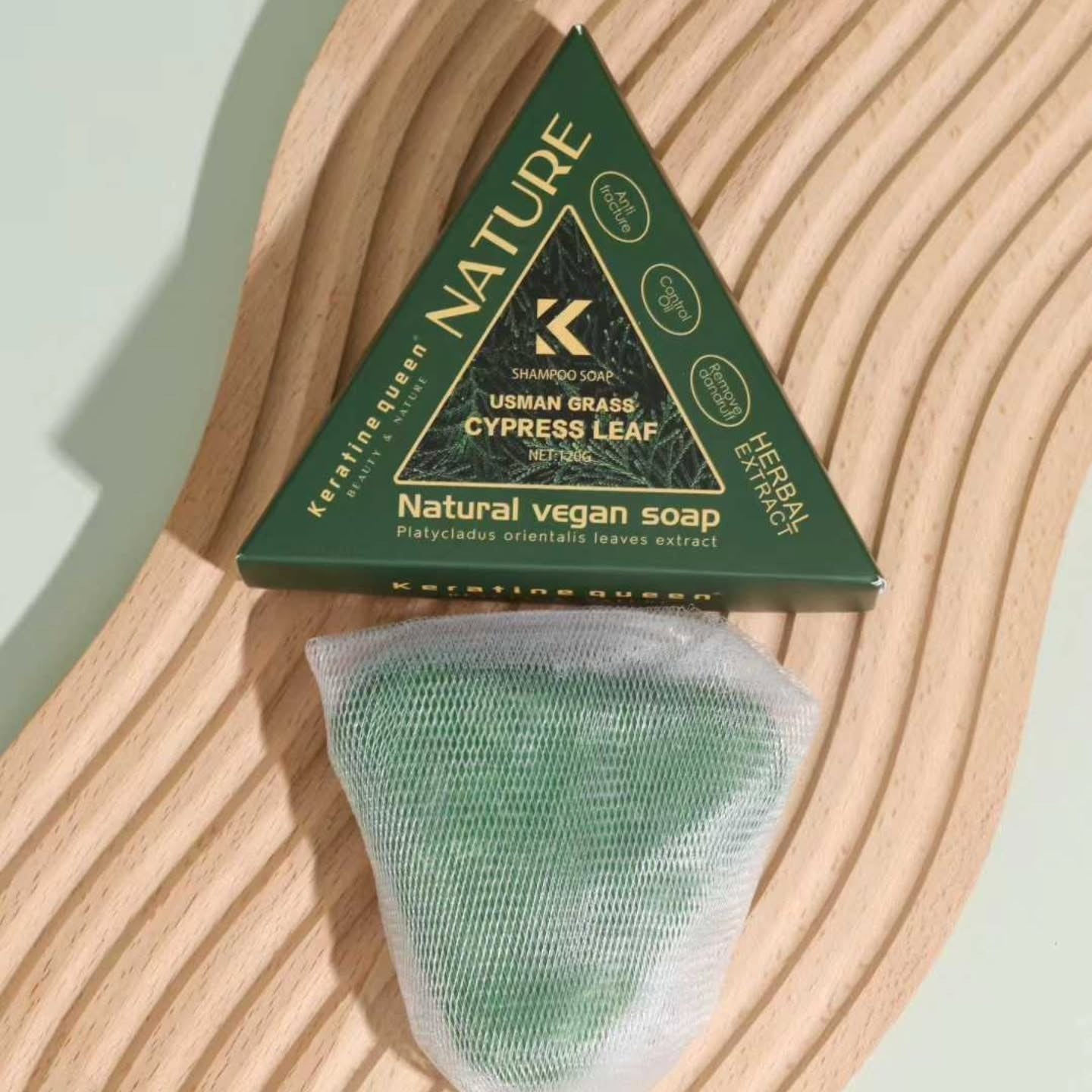 Usman Grass Anti Hair Loss Shampoo Soap Bar for Hair Again