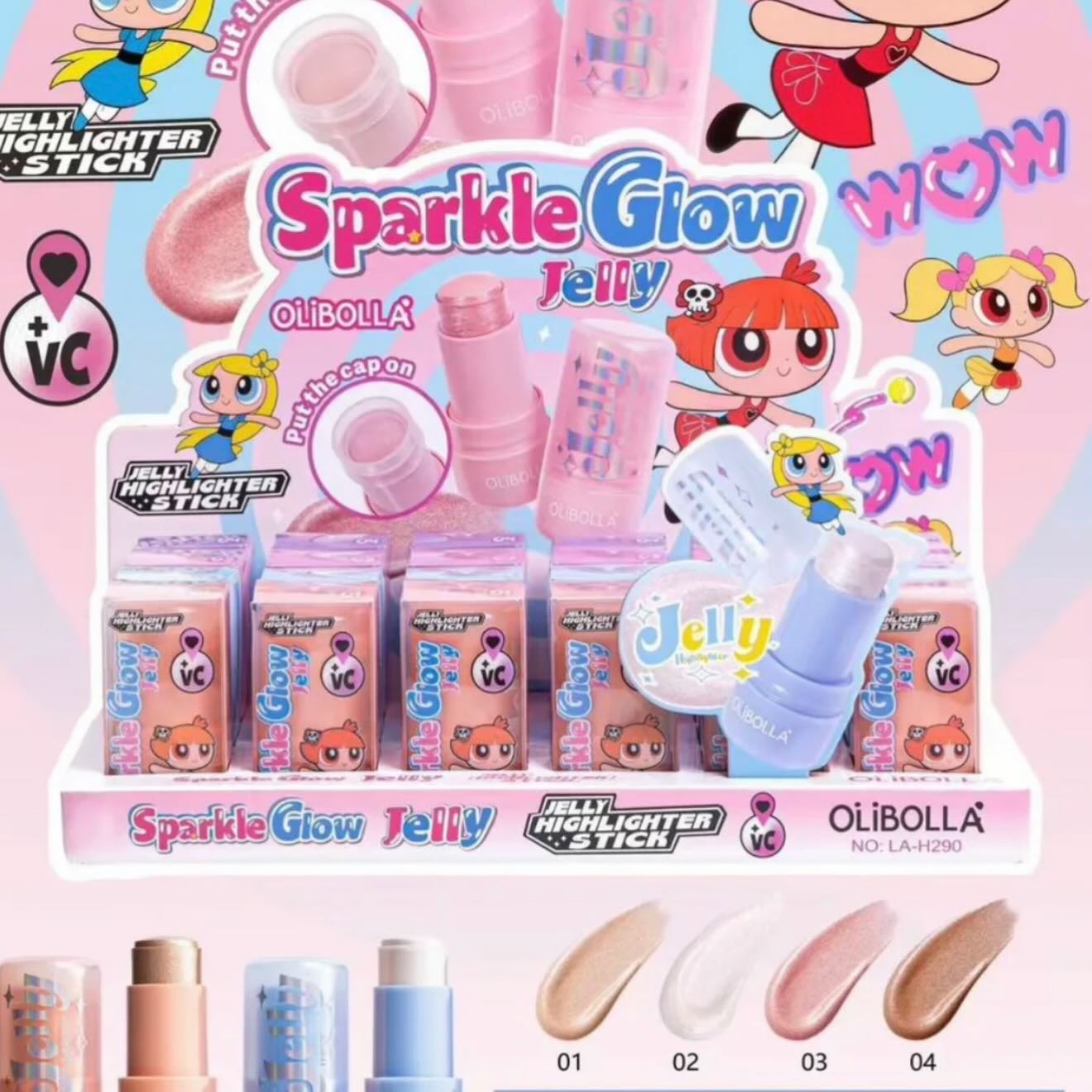 Olibolla Sparkle Glow Jelly Highlighter Stick