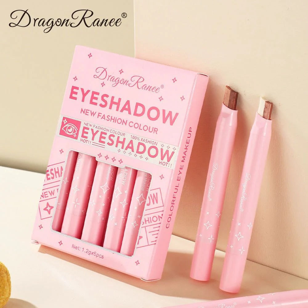 Dragon Ranee Eyeshadow Stick 2 In 1 Double Color Gradient Velvet Shadow Stick