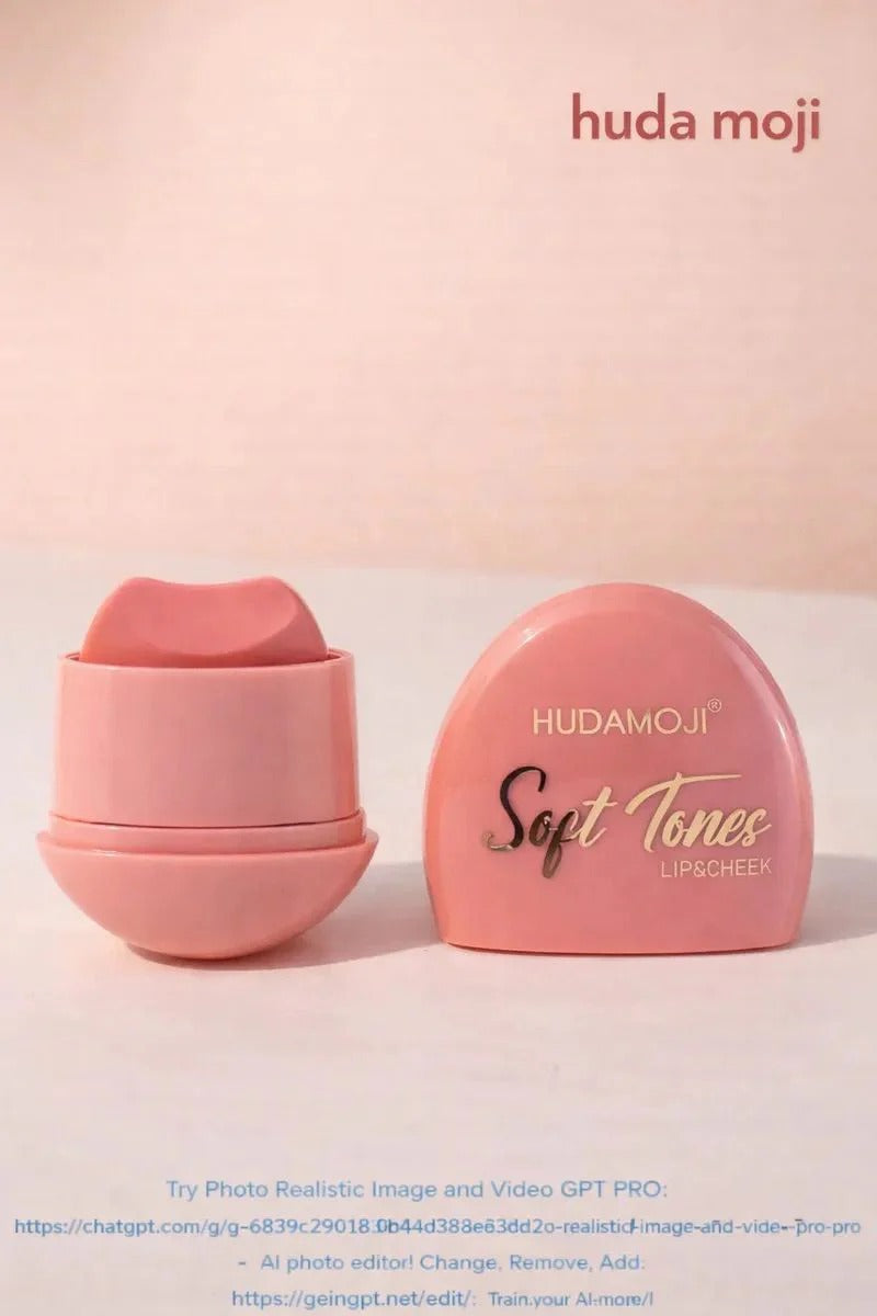 HUDAMOJI Soft Tones: 2-in-1 Lip & Cheek Sticks