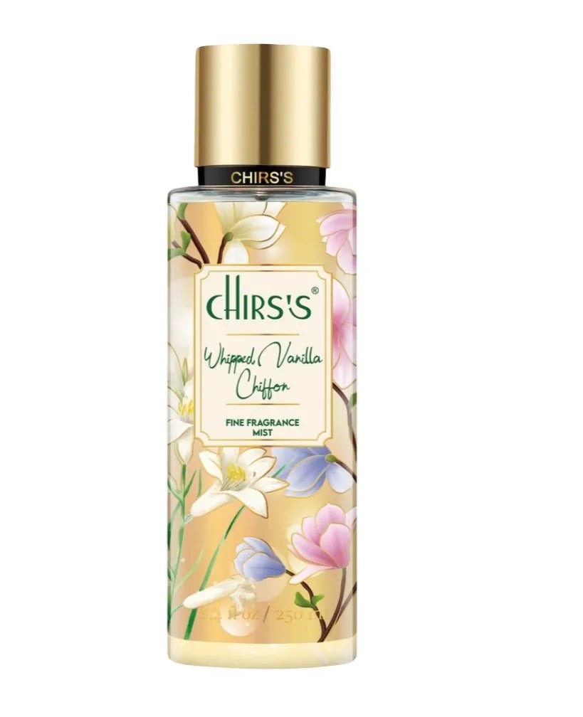 Chirs's Whipped Vanilla Chiffon Fine Fragrance Body Mist - 250ml