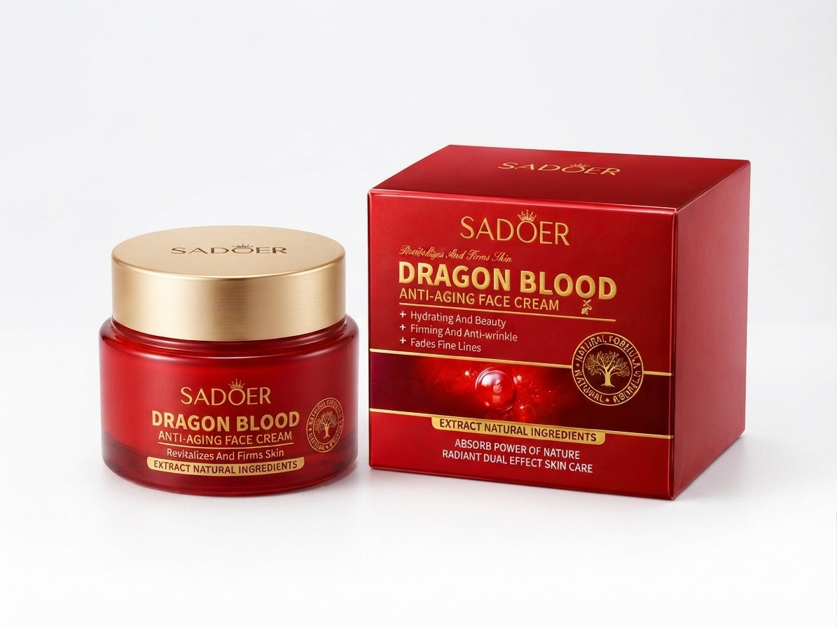 Sadoer Dragon Blood Anti-Aging Face Cream | Hydrating | Helps Reduce Fine Lines & Wrinkles | Korean Skin Care