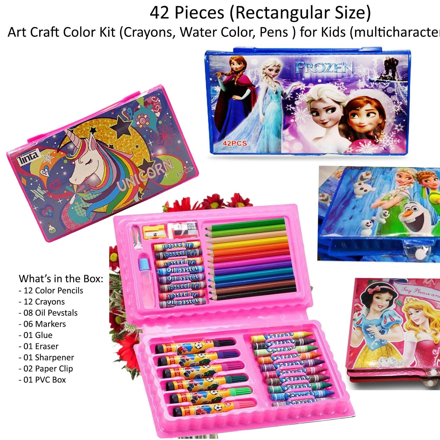 42pcs Artists Drawing Sets Drawing Kits Supplies for Kids