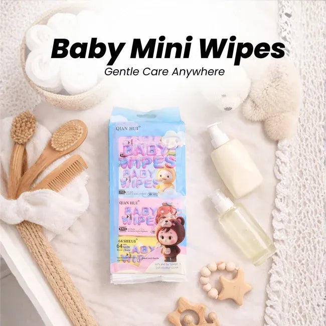 Qianhui Portable Mini Wet Wipes for Infants & Children