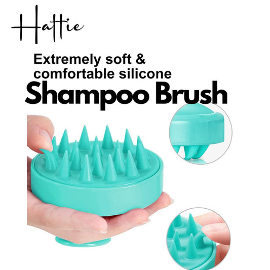 Silicone Scalp Massager Brush – Shampoo Scrubber for Hair Growth & Deep Cleanse