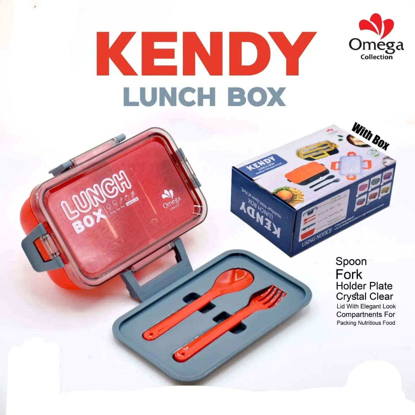 Omega Kandy Lunch Box – Perfect for Work, School, and Travel