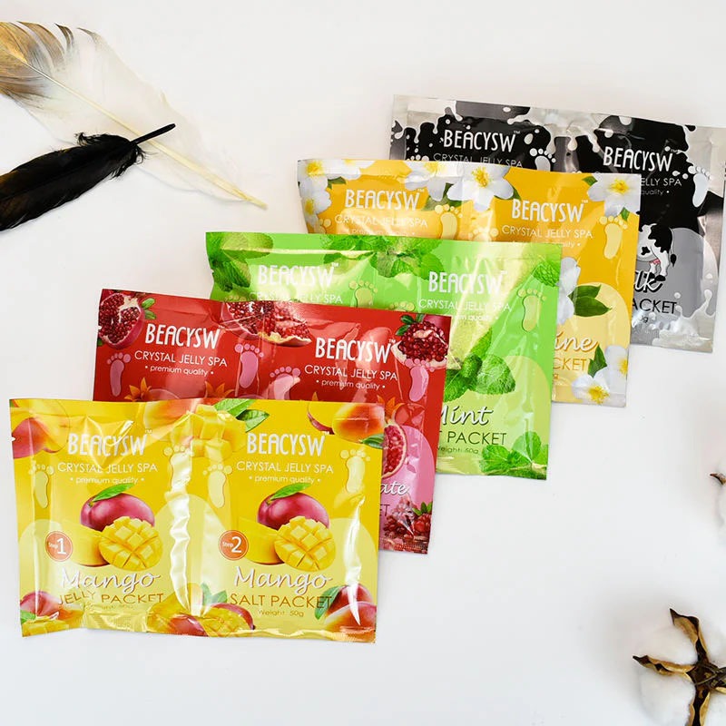 Beacysw Crystal Jelly Pedicure Foot Soak 3 Packets Deal