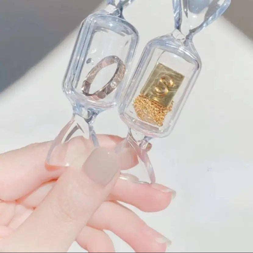 Acrylic Candy Shape Jewelry Organizer – Pack of 5 | Earring & Ring Storage Holder