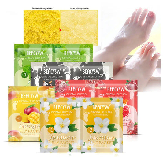 Beacysw Crystal Jelly Pedicure Foot Soak 3 Packets Deal