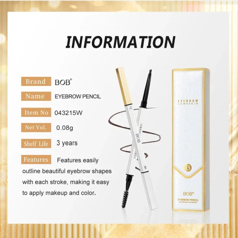 BOB Long Wearing Eyebrow Pencil – Precise & Smudge-Proof Brow Define