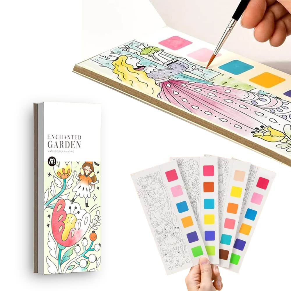 Reusable Magic Water Book, Creative Children Magical Drawing Books with Pen