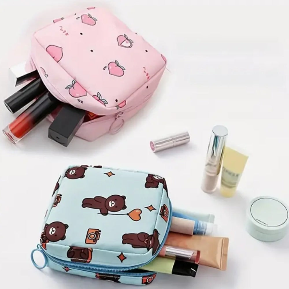 Portable Sanitary Organizer – Women's Travel Mini Pouch