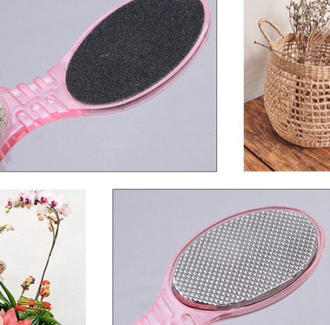 4-in-1 Foot Care Kit – Callus Remover, Pumice Stone Scrubber & Grinding Foot Tool