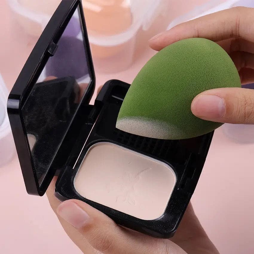 Beauty Blender Sponge Set – 4 Pcs with Case