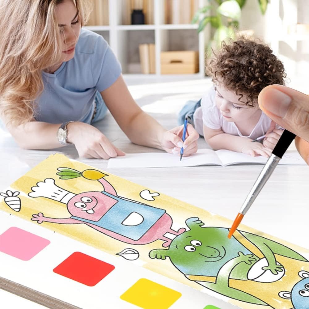 Reusable Magic Water Book, Creative Children Magical Drawing Books with Pen