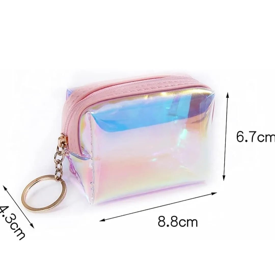 Holographic Glitter Multi-Purpose Pouch & Earphone Case Random Character