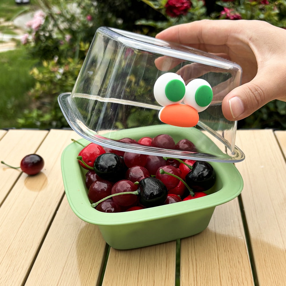 Double-Layer Draining Basket Multifunctional Kitchen Fruit Plate Mini Water Filter Rack