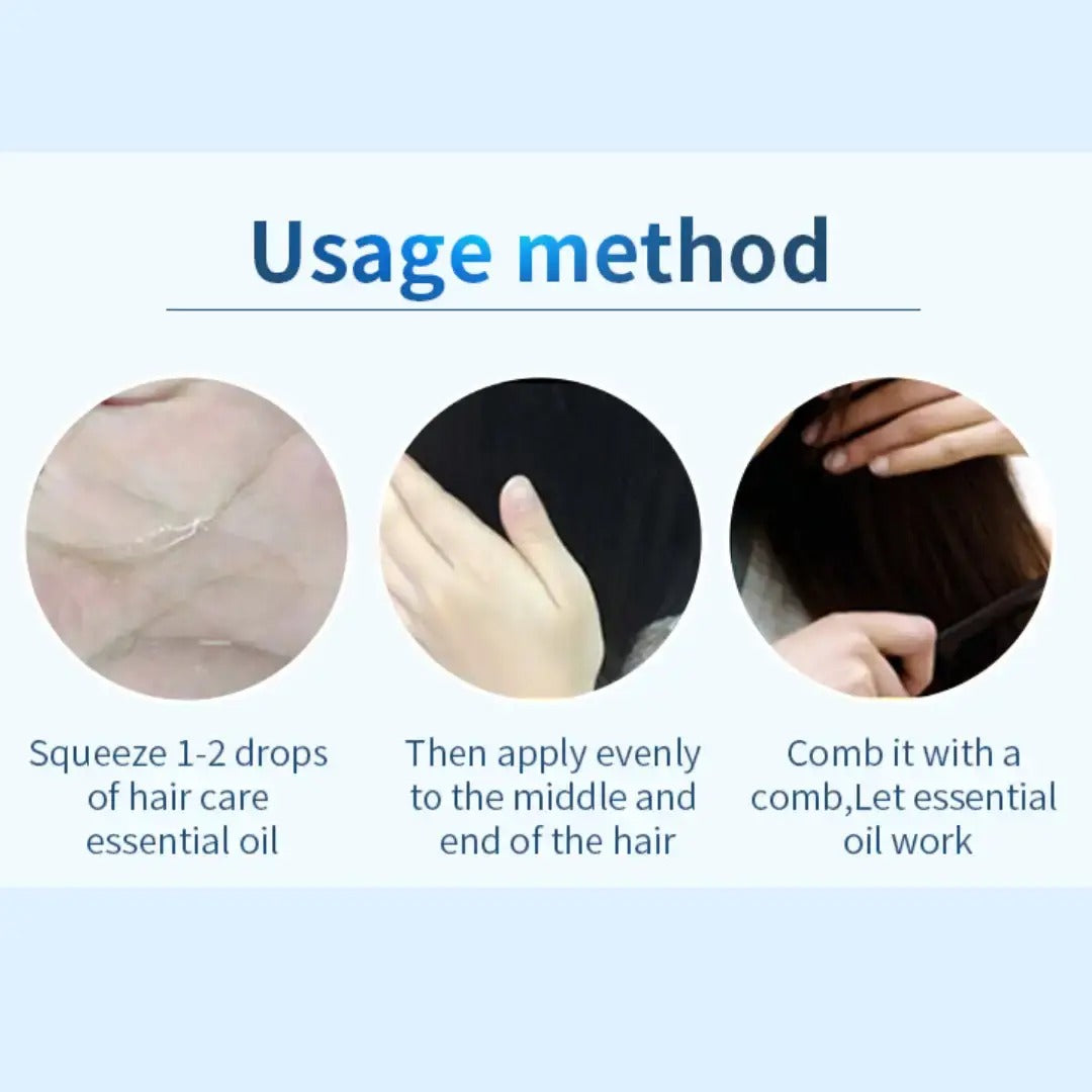 Keratin Moisturizing & Smooth Hair Serum Morocco Oil – Anti Frizz Hair Treatment