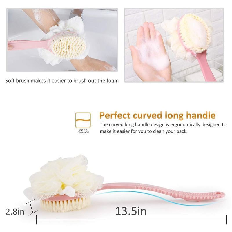 Bath Brush Shower Loofah Sponge – Skin Health & Beauty Multicolor
