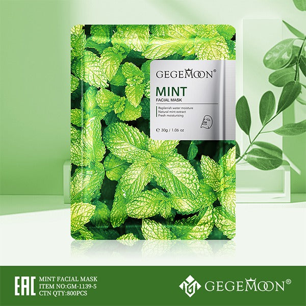 Gegemoon Ultimate Hydration Face Mask Sheets - Pack of 10 for Glowina Skin