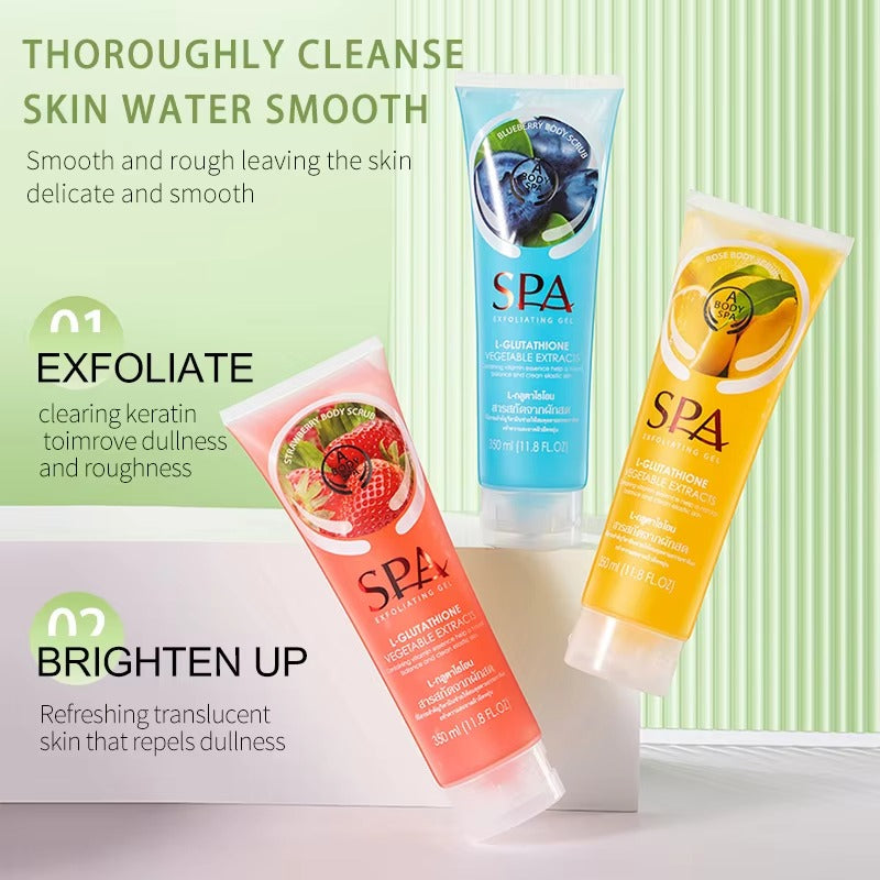  SPA Exfoliating Face Body Polishing Scrub Gel