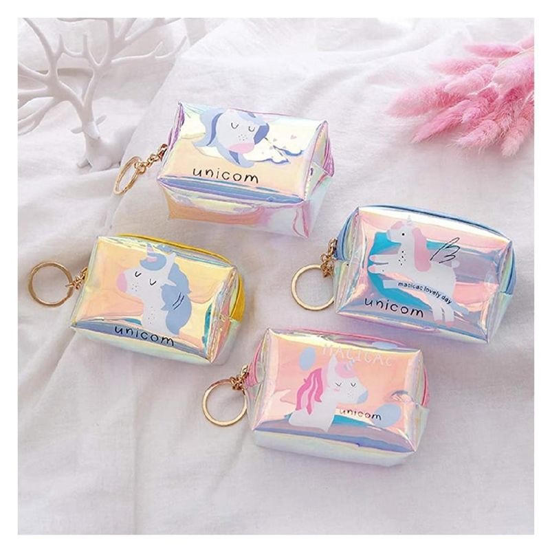 Holographic Rectangular - Cute Pouches (Random Character)