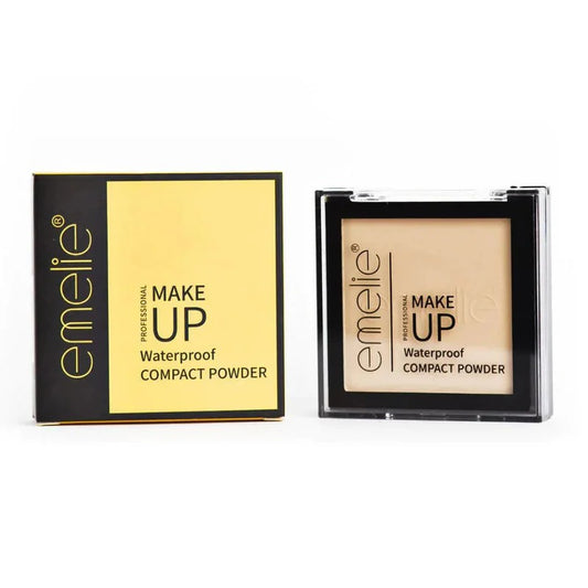 Emelie Makeup Waterproof Compact Powder
