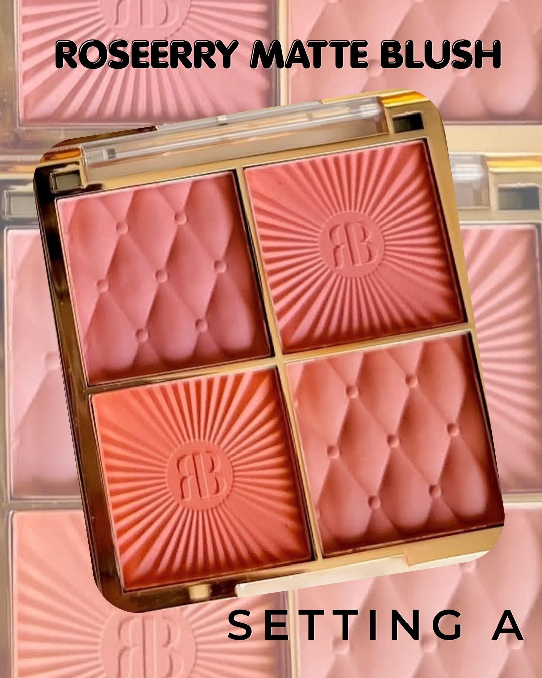 Rose Berry Matte Blush 4in1