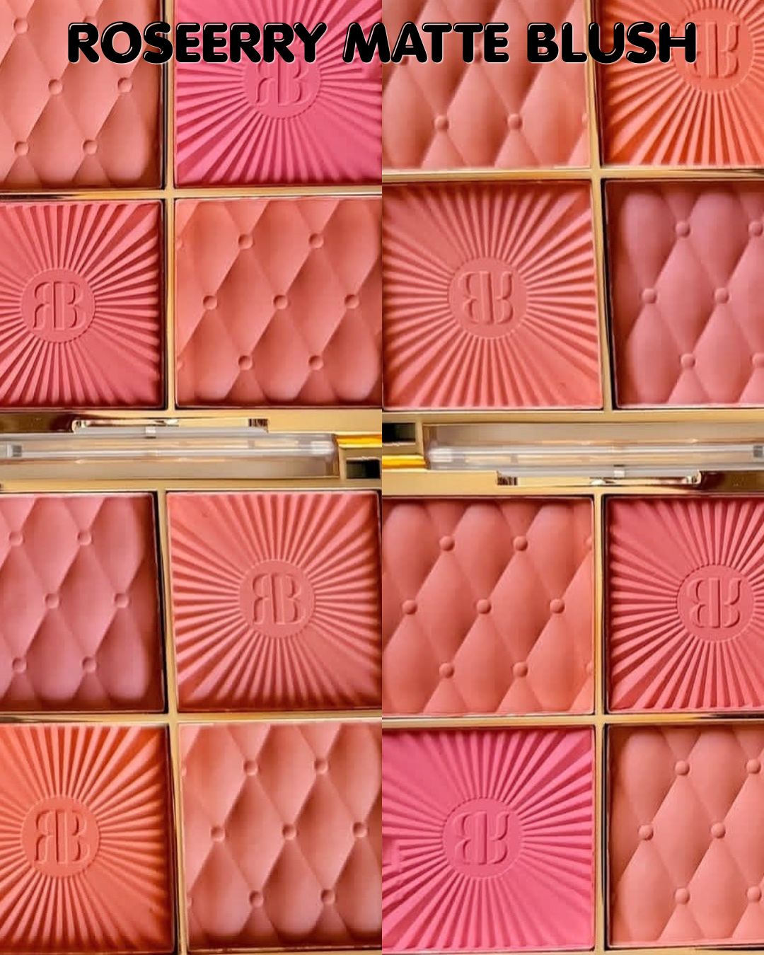 Rose Berry Matte Blush 4in1